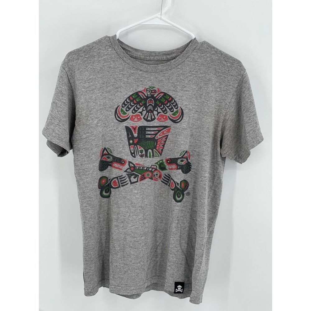 Johnny Cupcakes T Shirt Women’s Small Gray Short‎ Sleeve